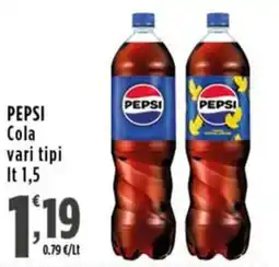 Rossotono Carrefour Pepsi Cola vari tipi offerta