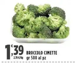 Rossotono Carrefour Broccolo cimette offerta
