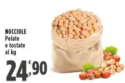 Rossotono Carrefour Nocciole pelate e tostate offerta