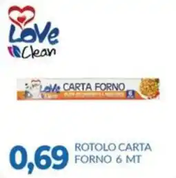 GeD Shopping Love Clean carta forno offerta