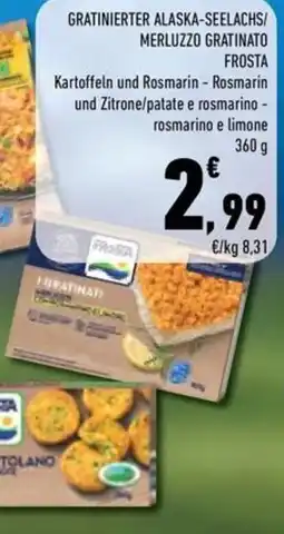 Conad City Gratinierter Alaska-Seelachs/Merluzzo gratinato Frosta offerta