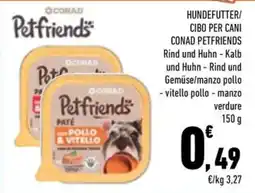 Conad City Petfriends Pâté con Pollo & Vitello offerta
