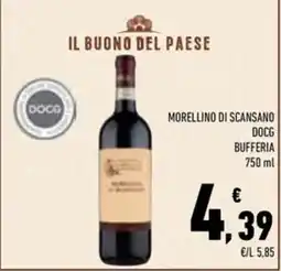 Conad Superstore Morellino di Scansano DOCG Bufferia offerta