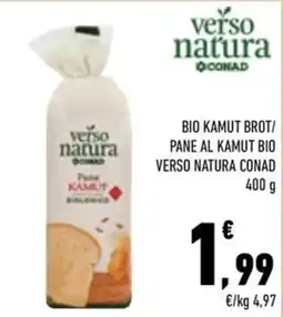 Conad City Pane al kamut bio Verso Natura offerta