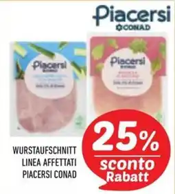 Conad City Wurstaufschnitt linea affettati Piacersi Conad offerta