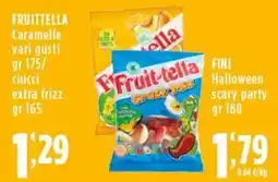 Rossotono Carrefour Fruit-tella Caramelle vari gusti offerta