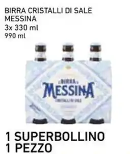 Conad Superstore Birra Messina cristalli di sale offerta