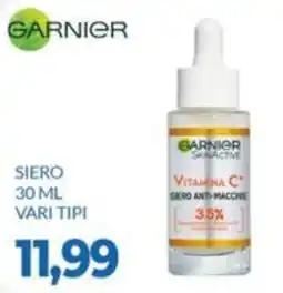 GeD Shopping Garnier Siero Vitamina C* offerta