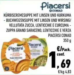 Conad City Zuppa grano saraceno, lenticchie e verza Piacersi Conad offerta
