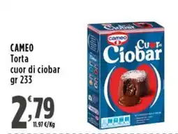 Rossotono Carrefour Cameo torta cuor di ciobar offerta