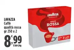 Rossotono Carrefour Lavazza Caffè qualità rossa offerta