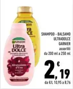 Conad Superstore Shampoo - balsamo ultradolce Garnier offerta