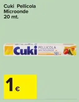 Carrefour Express Cuki Pellicola Microonde offerta