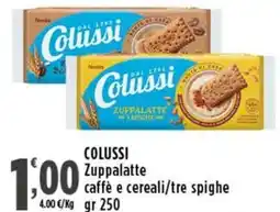 Rossotono Carrefour Colussi Zuppalatte caffè e cereali offerta