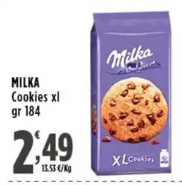 Rossotono Carrefour Milka Cookies xl offerta