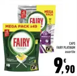 Conad Superstore Caps Fairy Platinum assortite offerta