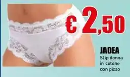 Casalandia Slip donna in cotone con pizzo Jadea offerta