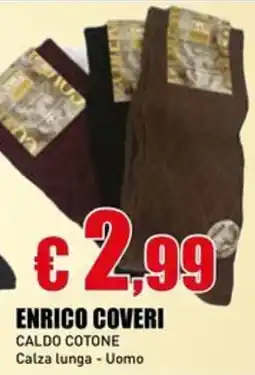 Casalandia Enrico Coveri caldo cotone calza lunga uomo offerta