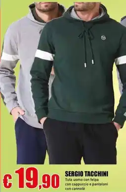 Casalandia Tuta uomo con felpa Sergio Tacchini offerta