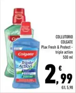 Conad Superstore Collutorio Colgate Plax Fresh & Protect - triple action offerta