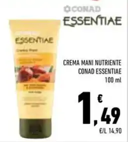 Conad Superstore Crema mani nutrienti Conad Essentiae offerta