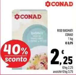 Conad Superstore Riso basmati Conad offerta