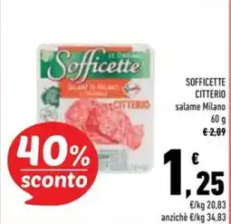 Conad Superstore Sofficette salame Milano offerta