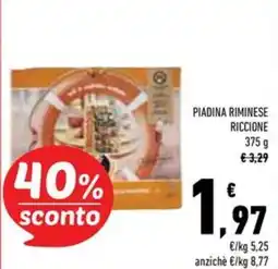 Conad Superstore Piadina riminese Riccione offerta