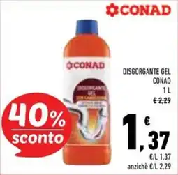 Conad Superstore Disgorgante gel Conad offerta