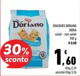 Conad Superstore Crackers Doriano offerta