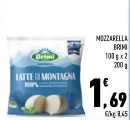 Conad City Mozzarella Brimi offerta