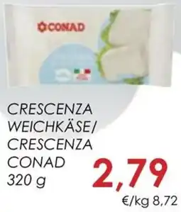 Conad City Crescenza Weichkäse Crescenza Conad offerta