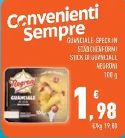 Conad City Guanciale Negroni offerta