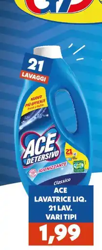GeD Shopping Ace lavatrice liquido offerta