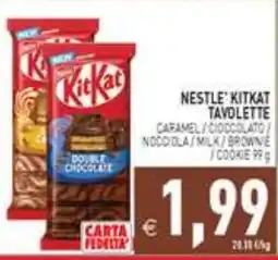 Supermercati Agorà Nestlé KitKat Tavolette offerta