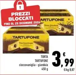 Conad Superstore Torta Tartufone cioccolatina - gianduia offerta