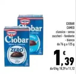 Conad Superstore Ciobar Cameo offerta