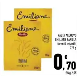Conad Superstore Pasta all'uovo Emiliane Barilla offerta