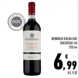 Conad Superstore Duchessa Lia Nebbiolo d'Alba DOC offerta