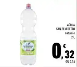 Conad Superstore Acqua San Benedetto naturale offerta