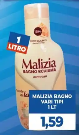 GeD Shopping Malizia bagno schiuma offerta