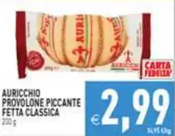 Supermercati Agorà Auricchio provolone piccante fetta classica offerta