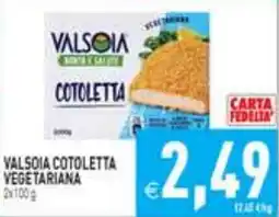Supermercati Agorà Valsolia cotoletta vegetariana offerta