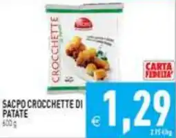 Supermercati Agorà Sacpo crocchette di patate offerta