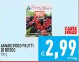 Supermercati Agorà Asiago Food Frutti di Bosco offerta