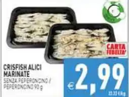 Supermercati Agorà Crisfish alici marine offerta