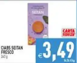 Supermercati Agorà Ciabs Seitan Fresco offerta