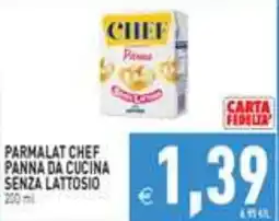 Supermercati Agorà Parmalat Chef Panna da cucina senza lattosio offerta
