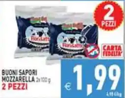 Supermercati Agorà Buoni Sapori Mozzarella offerta