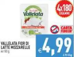 Supermercati Agorà Vallelata fior di latte mozzarella offerta